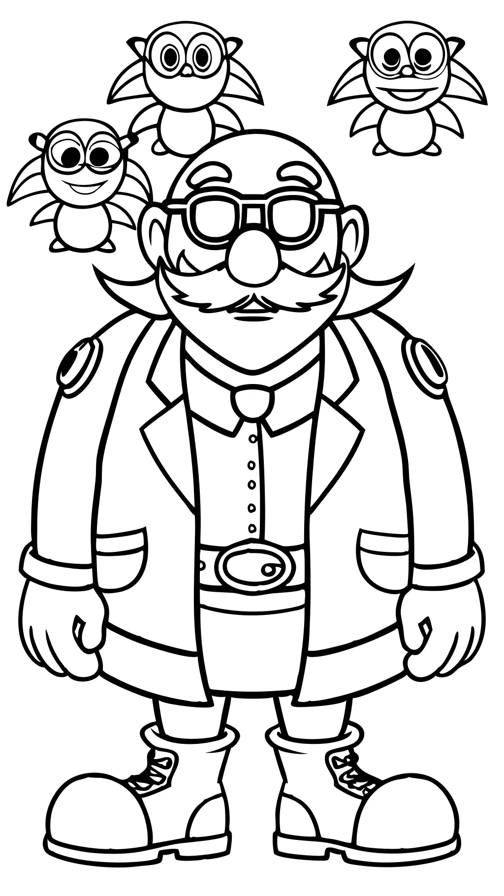 dr eggman coloring pages